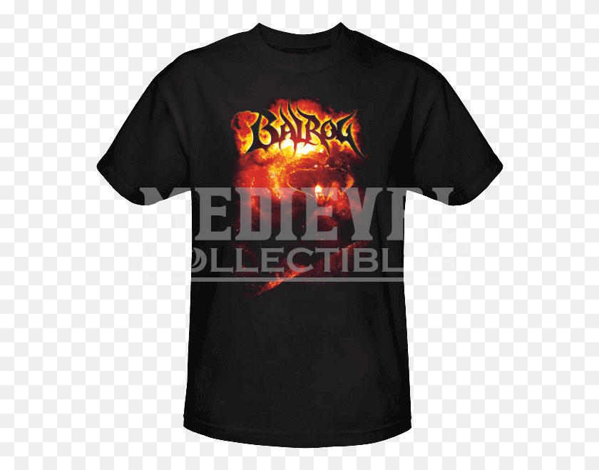 572x599 Youth Lord Of The Rings Balrog, Clothing, Apparel, T-shirt HD PNG Download