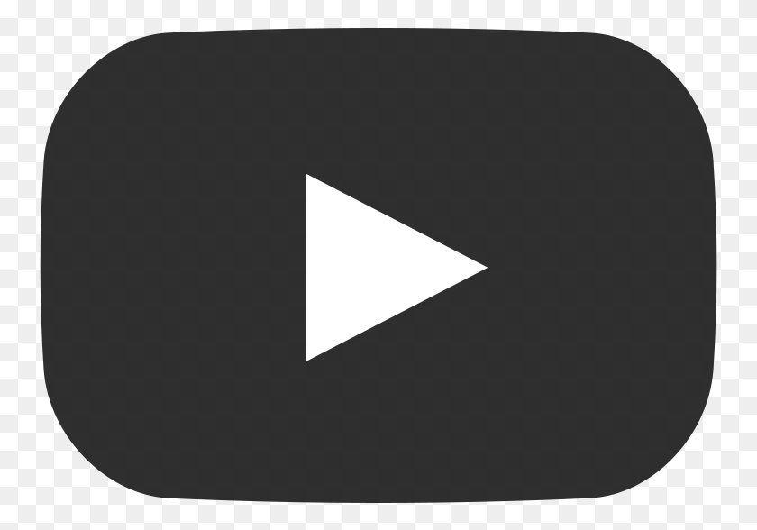 753x528 Youtube Play Button Black, Triangle, Business Card, Paper HD PNG Download