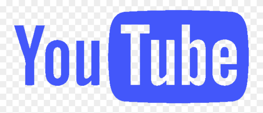 753x302 Youtube Youtuber Blue Tumblr Youtube, Word, Text, Number HD PNG Download