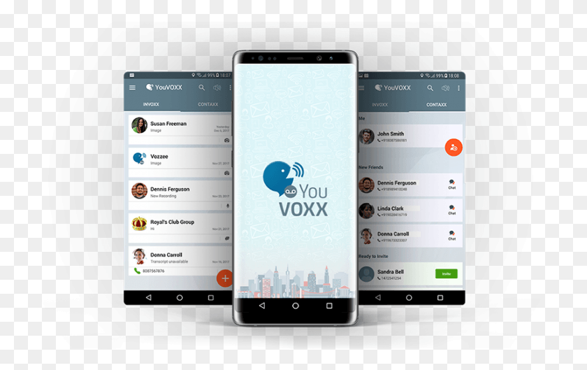 858x516 Descargar Png Portafolio De Aplicaciones De Android Youvoxx, Teléfono Móvil, Electrónica Hd Png