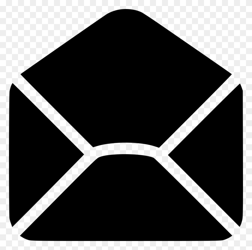 980x970 Descargar Png Yps E Abierto Recibir Carta Vacía Sobre Comentarios Postales Simbolo De Un Sobre, Mail, Pala, Herramienta Hd Png