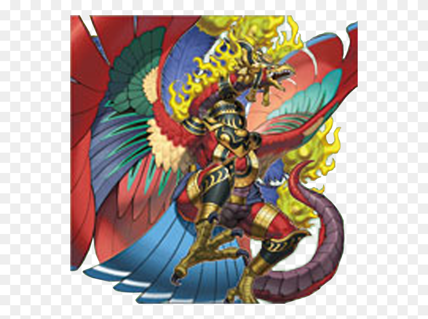 564x567 Yu Gi Oh Fire King, Dragon HD PNG Download