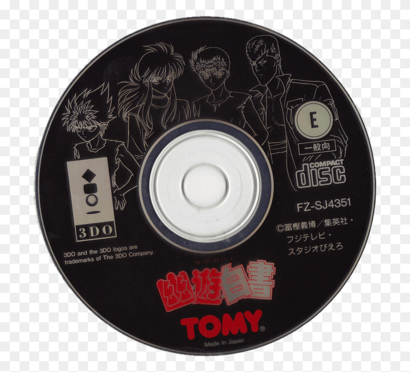 706x702 Yu Yu Hakusho Cd, Disk, Dvd HD PNG Download