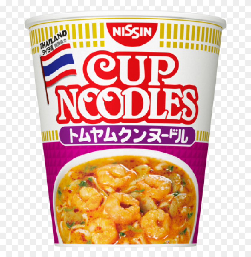 681x801 Yum Nissin Tom Yam Cup Noodles, Food, Bowl, Curry HD PNG Download