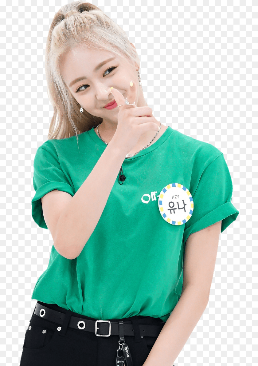 720x1190 Yuna Itzy Itzyyuna Itzyedit Edit Overlays Yuna Itzy Weekly Idol, Adult, T-shirt, Person, Head Transparent PNG