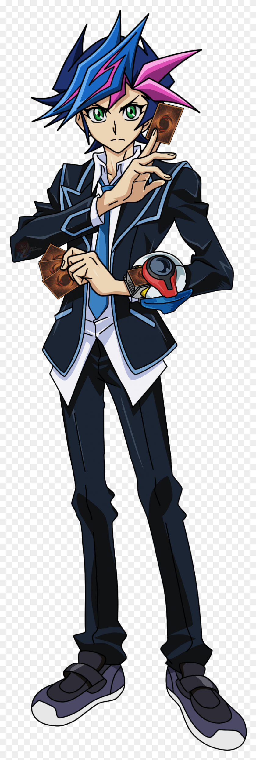 807x2513 Yusaku Yugioh Duel Disk Yugioh Vrains Yusaku, Intérprete, Persona, Humano Hd Png