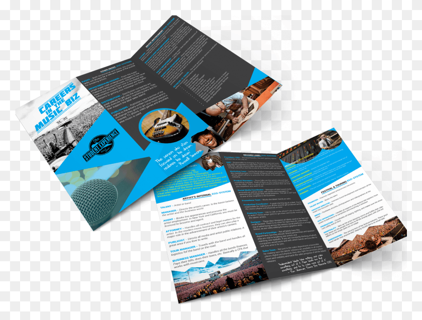 1401x1037 Z Fold Brochure Psd Mockup No Bg Flyer, Poster, Paper, Advertisement HD PNG Download