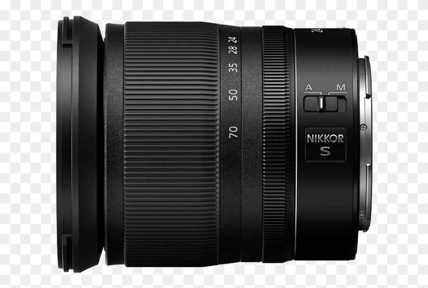 622x506 Z Nikkor 24 70mm F4 Side2 Nikon, Electronics, Camera Lens HD PNG Download