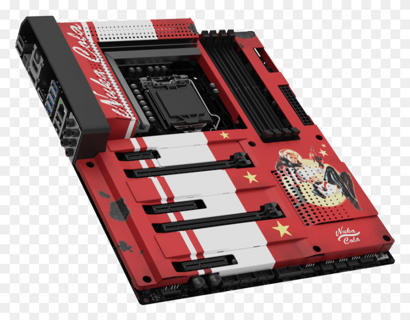 850x649 Z370 Nuka Cola Cover Nzxt H700 Nuka Cola, Computer, Electronics, Hardware HD PNG Download