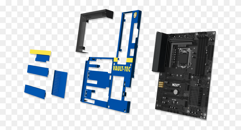 673x393 Z390 Vault Boy Cover Personal Computer Hardware, Electronics, Electrical Device, Monitor HD PNG Download