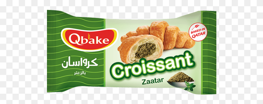 542x273 Zaatar Croissant Qbake, Pastry, Dessert, Food HD PNG Download