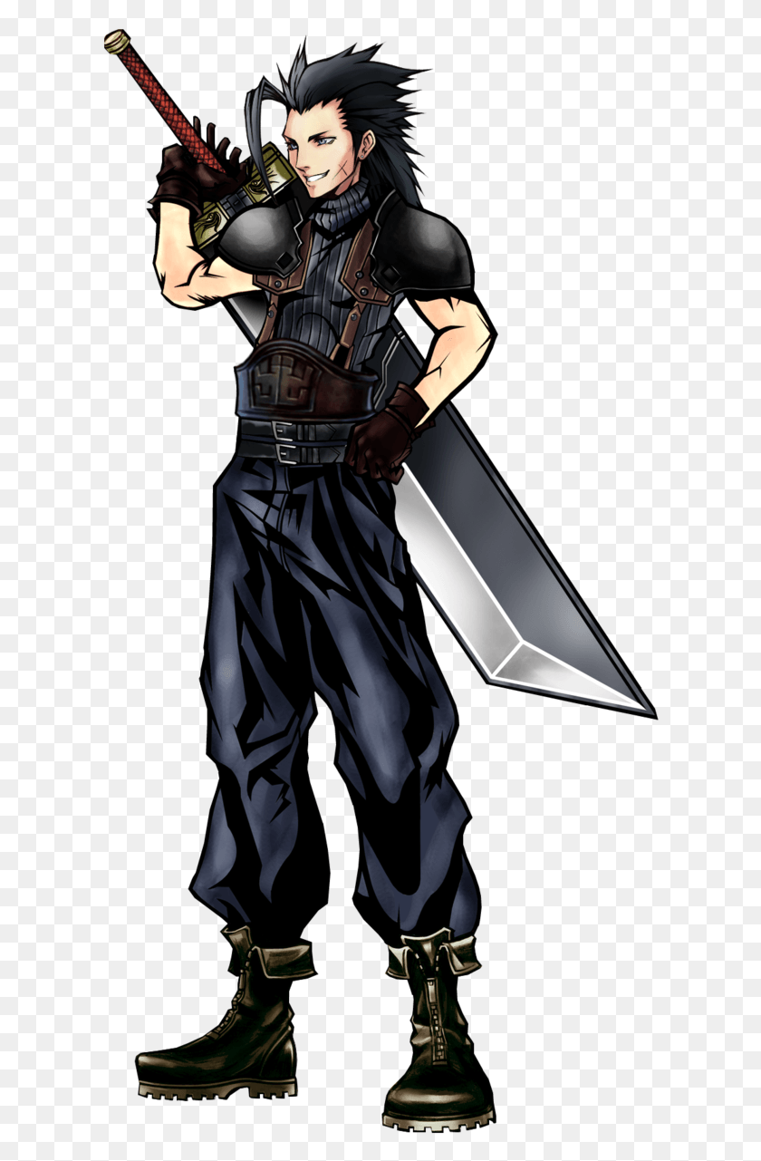 614x1221 Zack Fair, Person, Human, Blade HD PNG Download