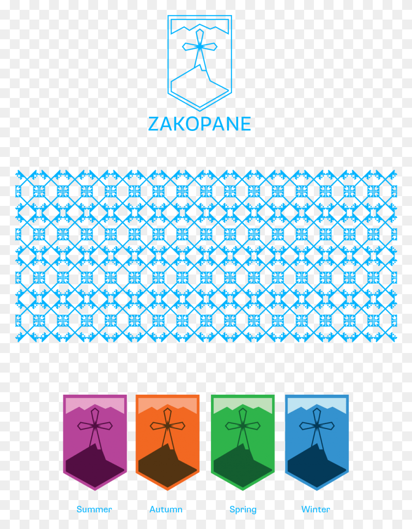 1000x1307 Zakopane Is Also City Where I Was Born So I Decide Graphic Design, Rug, Pattern, Chain Mail HD PNG Download