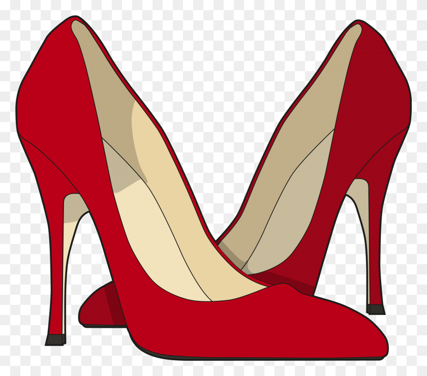 2548x2224 Zapatos De Mujer Dibujo, Clothing, Apparel, High Heel Hd Png
