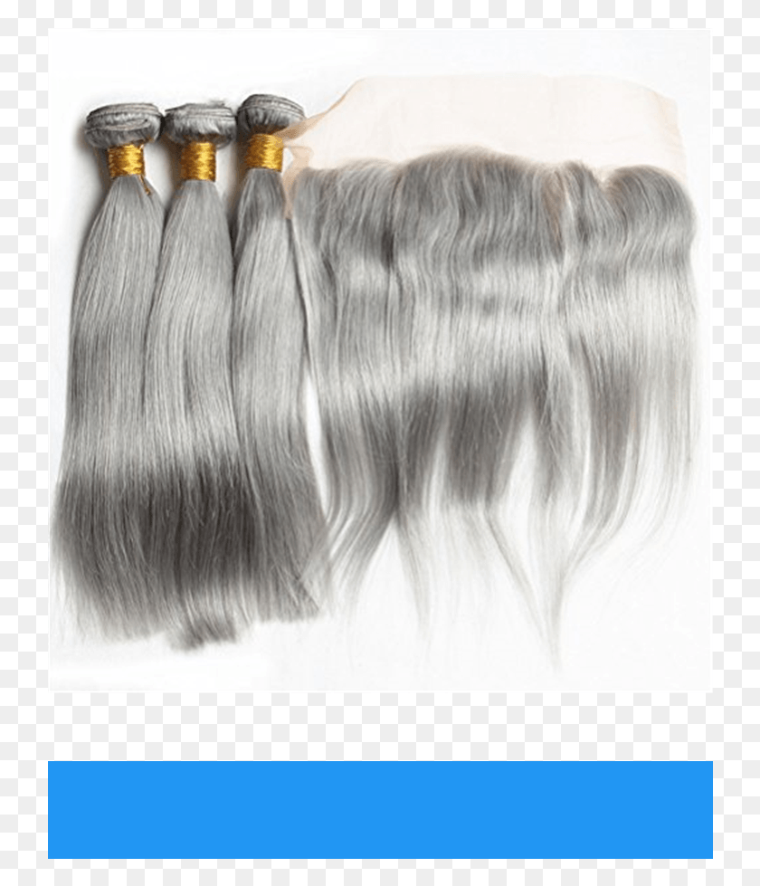 736x919 Zara Hair Gray Brazilian Hair Bundles With Frontal Lace Wig, Aluminium, Hair Slide HD PNG Download
