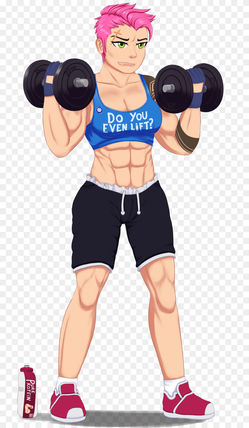 Zarya By Mentalcrash Exercise Fanart, Girl, Child, Female, Person Clipart PNG