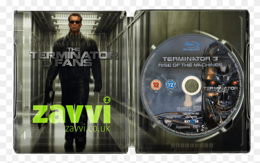 1022x611 Descargar Png Zavvi Inside Terminator 3 Blu Ray Steelbook Terminator 3 Dvd, Gafas De Sol, Accesorios, Accesorio Hd Png