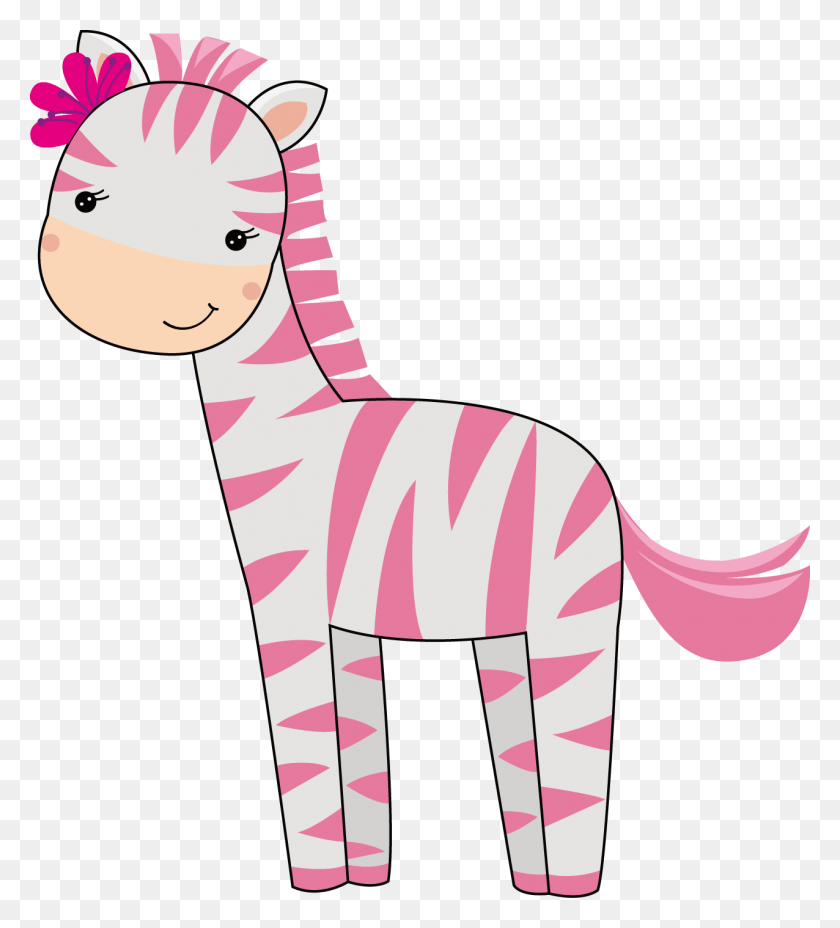 1276x1421 Zebra Clipart Cub Pink Safari Animals, Animal, Toy, Plush HD PNG Download