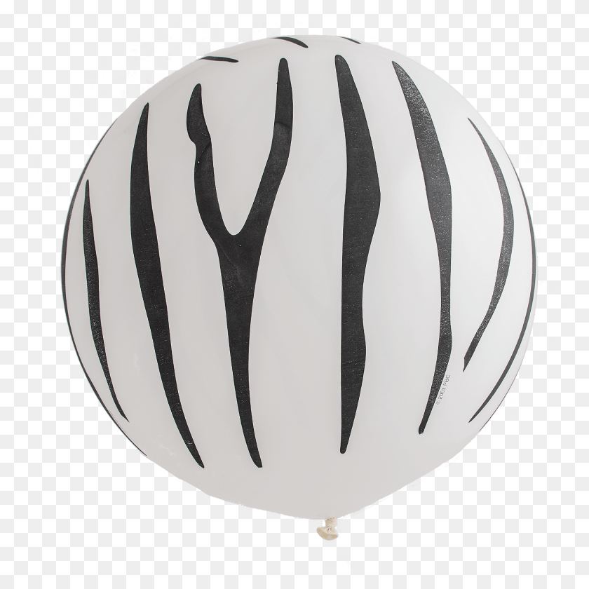 1400x1400 Zebra Stripes Giant Balloon Balloon, Ball, Vehicle, Transportation Descargar Hd Png