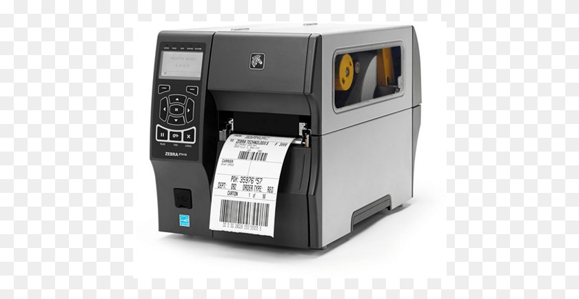 456x374 Descargar Png Zebra Zt410 Impresora De Código De Barras Zebra Zt410, Máquina, Etiqueta, Texto Hd Png