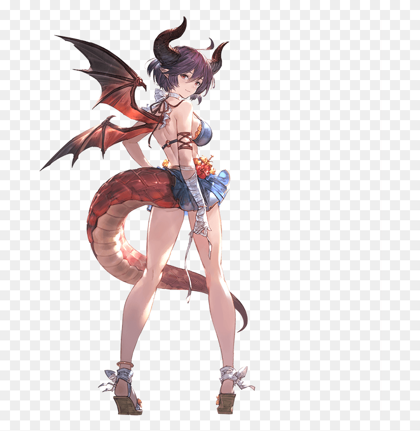 686x801 Zee On Twitter Granblue Fantasy Summer Grea, Person, Human HD PNG Download