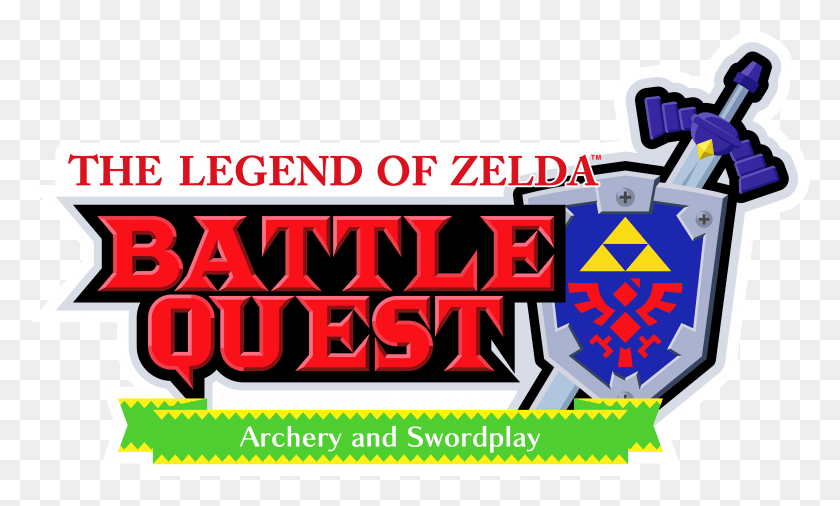 4398x2515 Zelda Battle Quest Logo Legend Of Zelda Battle Quest, Text, Label, Advertisement HD PNG Download