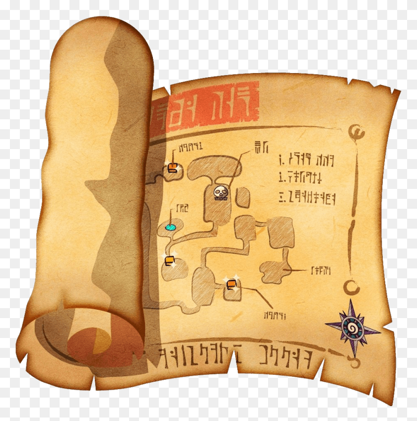 940x949 Zelda Dungeon Map Item, Книга, Паук, Беспозвоночные Hd Png Скачать