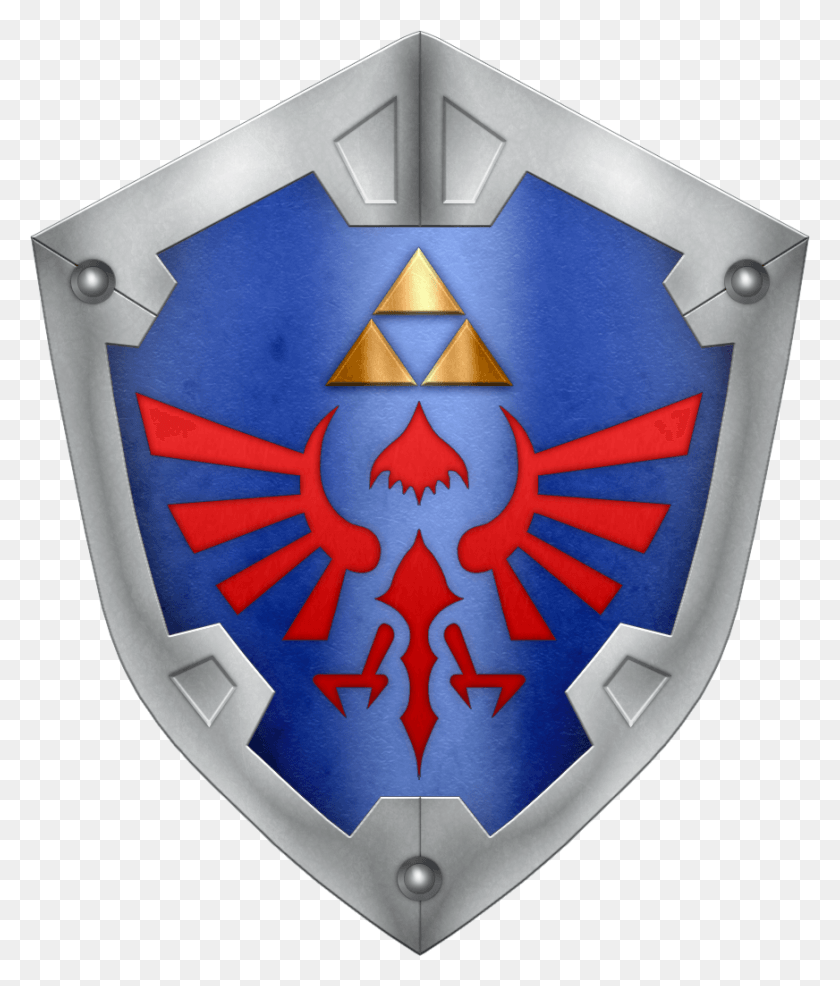 872x1036 Zelda Hylian Shield With Sword Legend Of Zelda Ocarina Of Time 3d Icon, Armor HD PNG Download