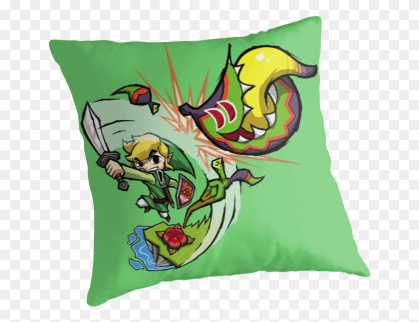 649x585 Zelda Wind Waker Boko Baba By Purrdemonium Cushion, Pillow HD PNG Download