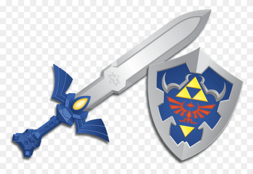 874x579 Zelda Wind Waker Master Sword And Shield By Burningeyestudios Wind Waker Link Sword, Arma, Arma, Blade Hd Png