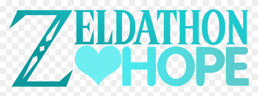 1400x453 Zeldathon Hope Logo Heart, Word, Text, Alphabet HD PNG Download