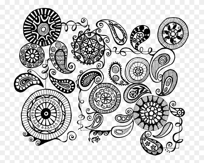 729x612 Zentangle High Quality Image Things To Doodle, Rug HD PNG Download
