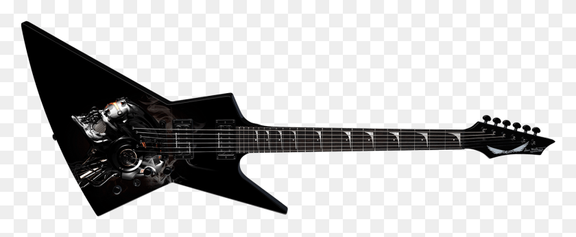 1382x507 Descargar Png Zero Dave Mustaine Dean Zero Dave Mustaine Vic Rattlehead Guitarra, Actividades De Ocio, Instrumento Musical, Bajo Hd Png