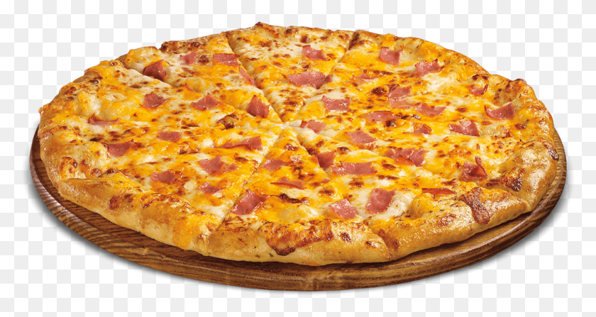 Zesty Ham Amp Cheddar Picca Kurica S Gribami, Pizza, Food, Dish HD PNG Download