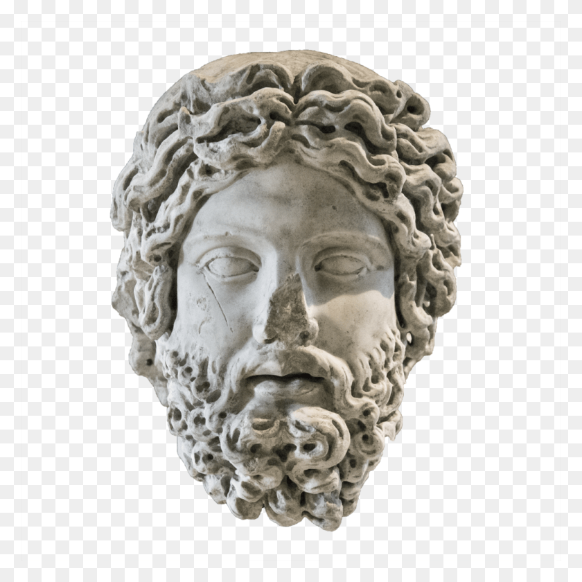 1024x1024 Zeus Beard Photo Skitzofrenix Bounce, Head, Statue, Sculpture HD PNG Download