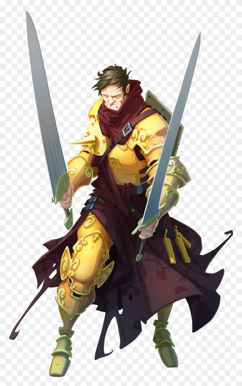 826x1351 Descargar Png / Zf Paladin, Persona, Humano, Duelo Hd Png