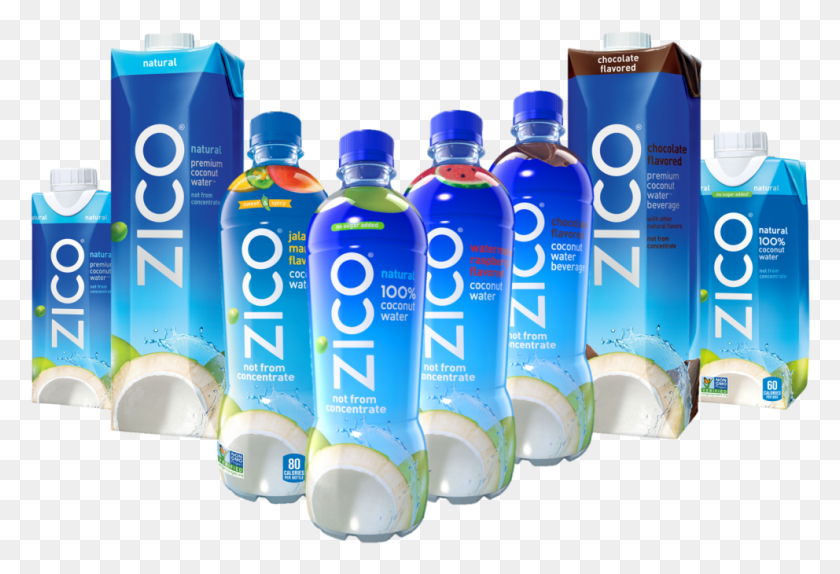 992x654 Descargar Png Agua De Coco Premium De Zico, Botella De Plástico De Hidratación, Cosméticos, Crema De Dientes Hd Png