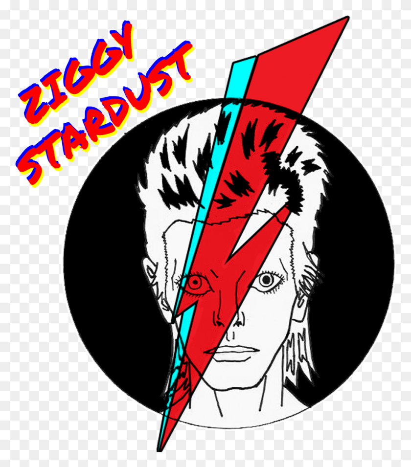 1029x1182 Descargar Png Ziggy Stardust Digital Arts David Bowie Logotipo, Light, Poster, Publicidad Hd Png