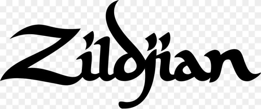 Zildjian Logo Music, Gray Sticker PNG