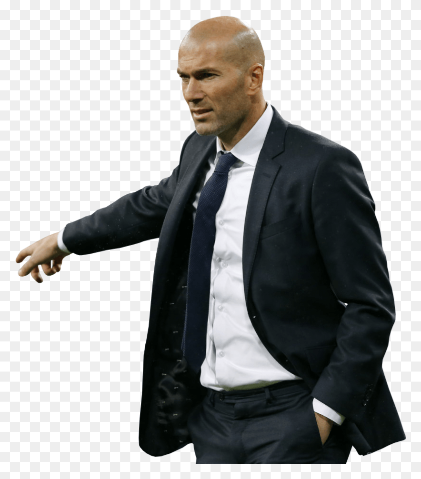819x939 Zinedine Zidane Render Zidane, Clothing, Apparel, Suit HD PNG Download