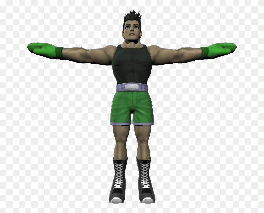673x617 Zip Archive Little Mac T Pose, Shorts, Clothing, Apparel HD PNG Download