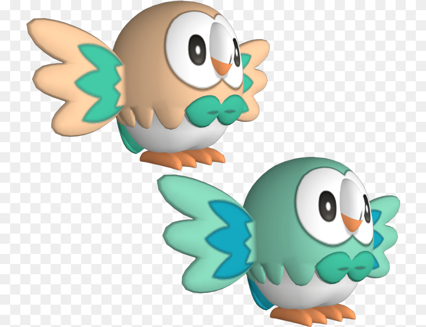 Zip Archive Mmd Rowlet, Animal, Bird, Nature, Outdoors PNG