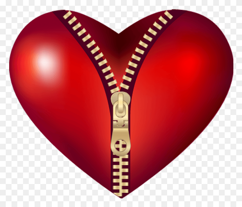 800x677 Zipped Heart Clipart Picture Zipped Heart, Balloon, Ball, Zipper HD PNG Download