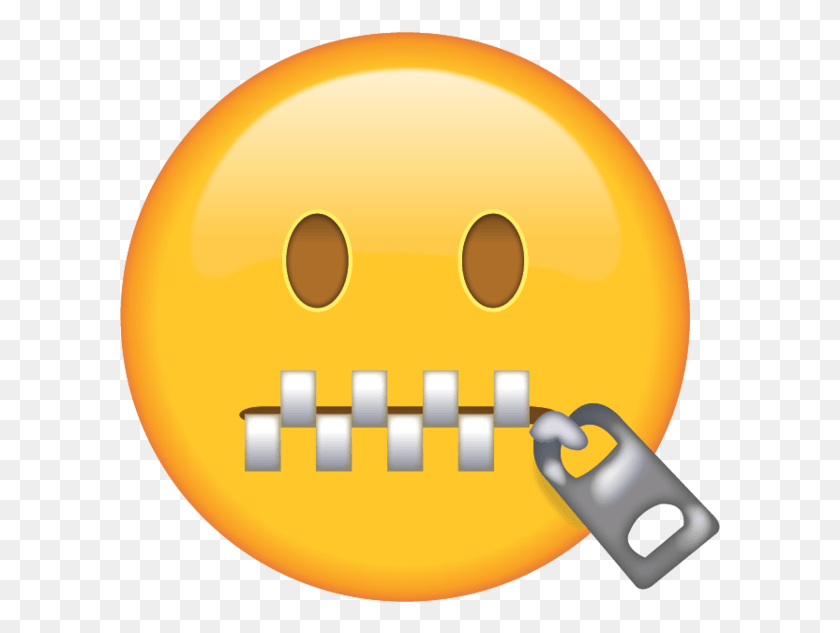 601x573 Zipper Mouth Face Emoji In Zipper Mouth Emoji, Light, Label, Text HD PNG Download