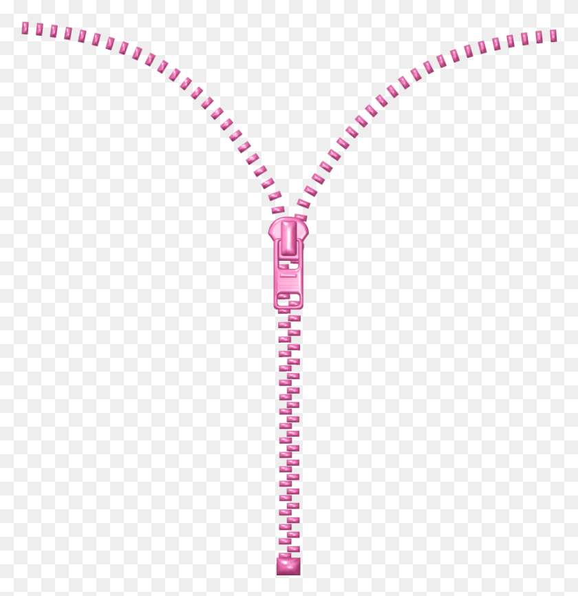 853x882 Zipper Pink Zipper HD PNG Download
