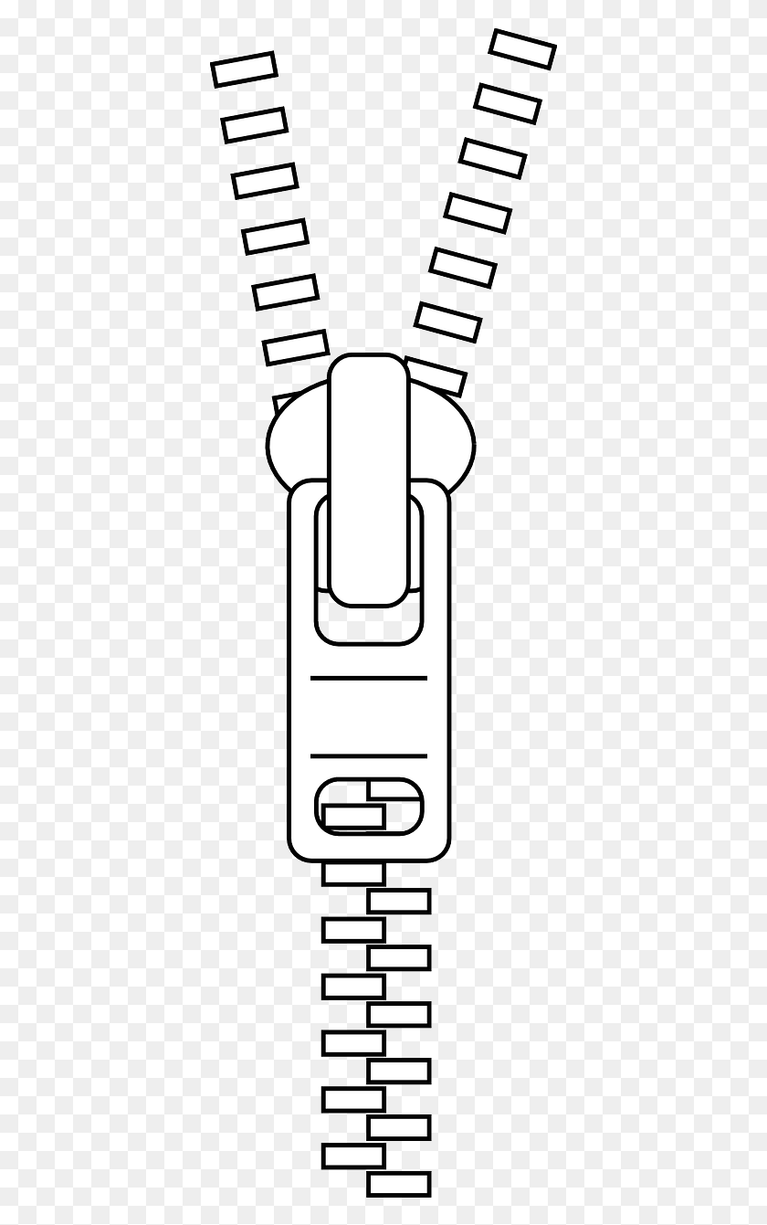 387x1281 Zipper Zip Clothing Zipper Black And White, Machine, Pillar, Architecture HD PNG Download