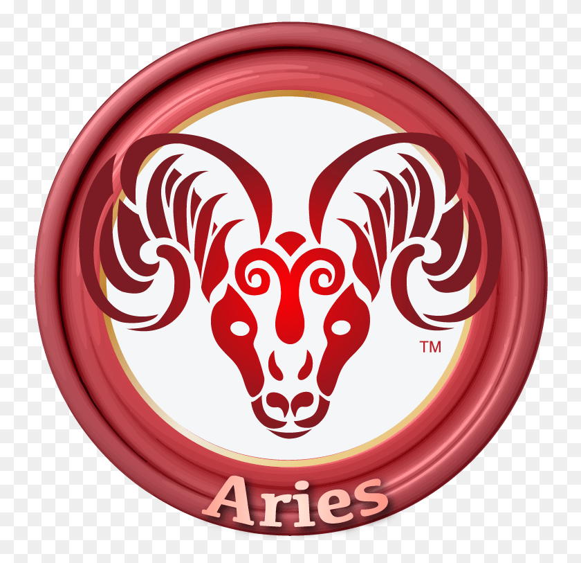 744x753 Zodiac Sign Aries Black Circle, Logo, Symbol, Trademark HD PNG Download