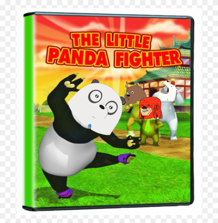 714x797 Zohyllx Little Panda Fighter Video Brinquedo, Advertisement, Poster, Person HD PNG Download