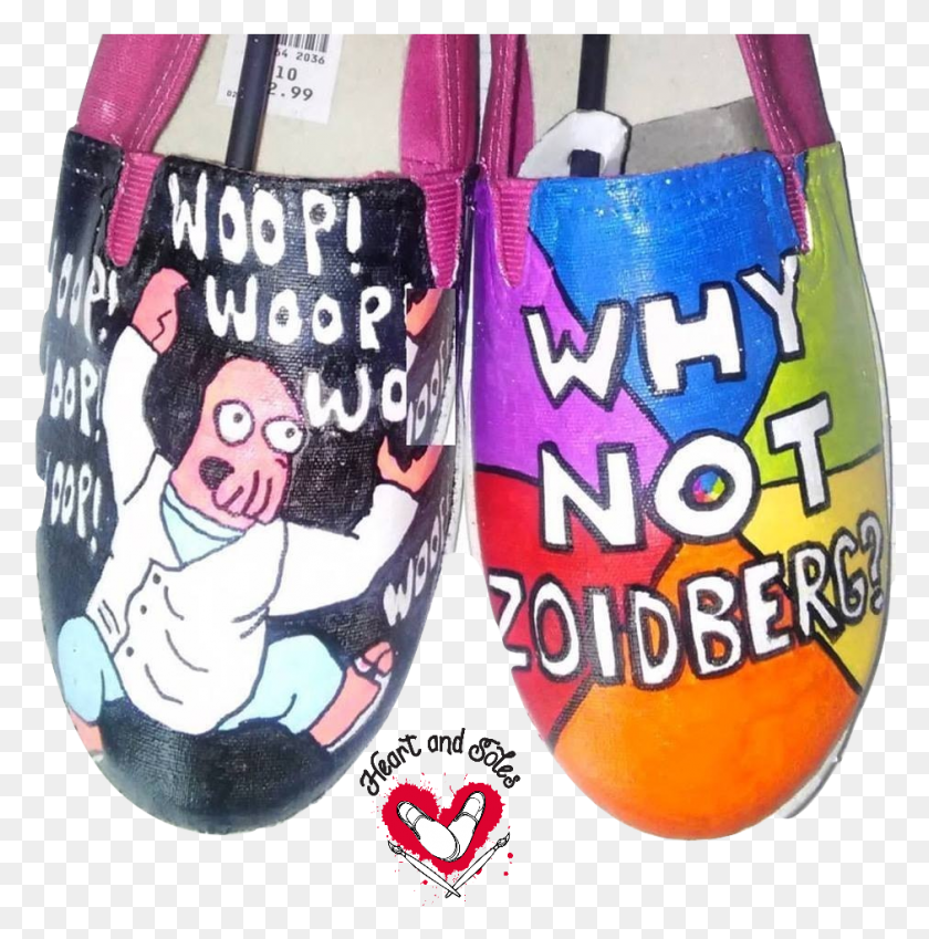 940x951 Zoidberg Futurama Hand Painted Shoes Handbag, Clothing, Apparel, Bag HD PNG Download