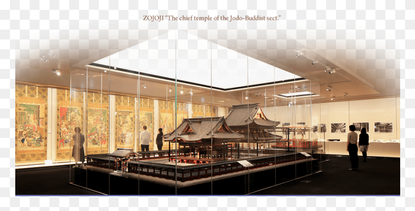 901x426 Zojoji Treasures Gallery, Person, Lighting, Interior Design HD PNG Download